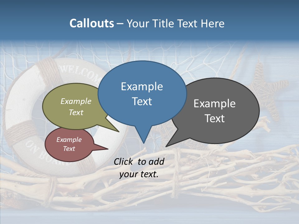 White Vessel Closeup PowerPoint Template