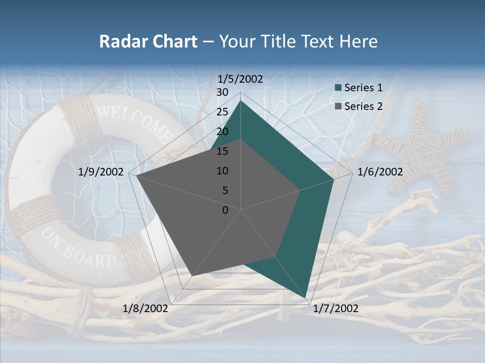 White Vessel Closeup PowerPoint Template