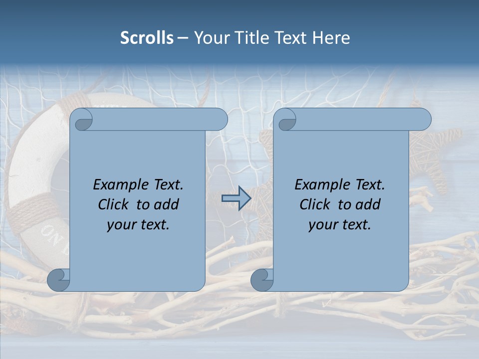 White Vessel Closeup PowerPoint Template