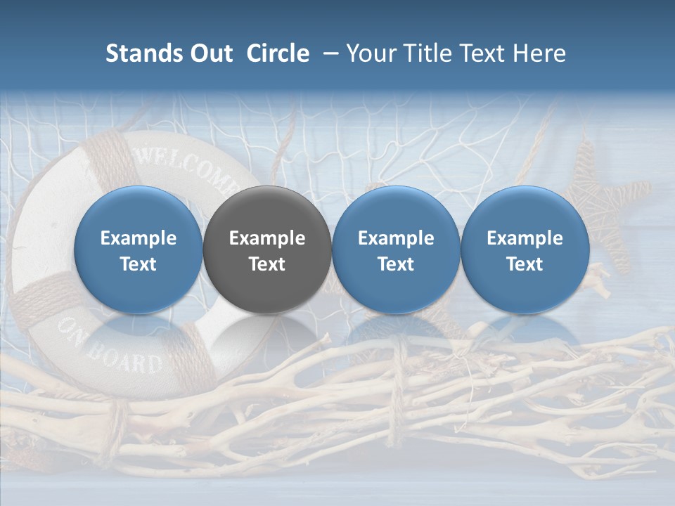 White Vessel Closeup PowerPoint Template