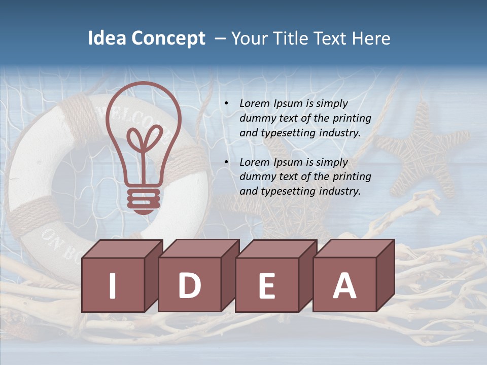 White Vessel Closeup PowerPoint Template