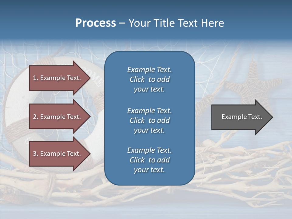 White Vessel Closeup PowerPoint Template