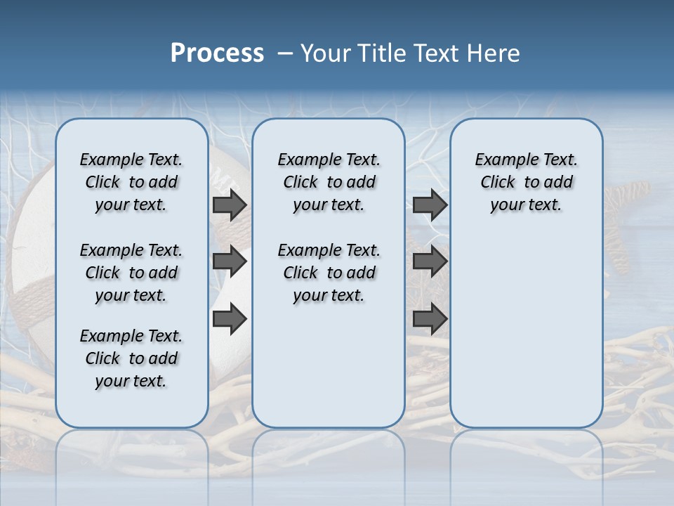 White Vessel Closeup PowerPoint Template