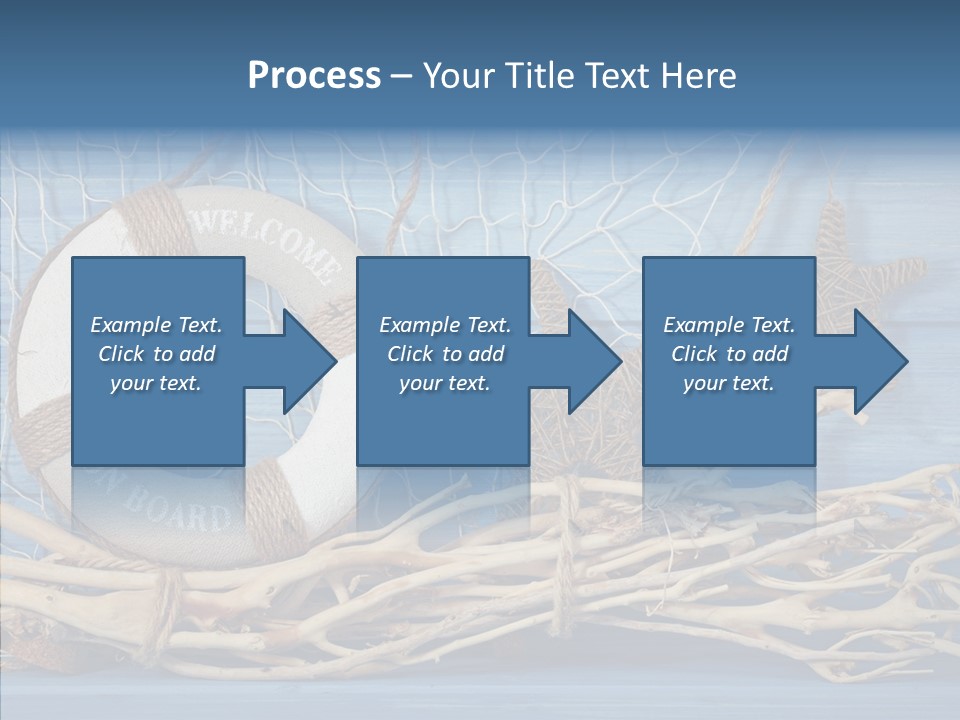 White Vessel Closeup PowerPoint Template