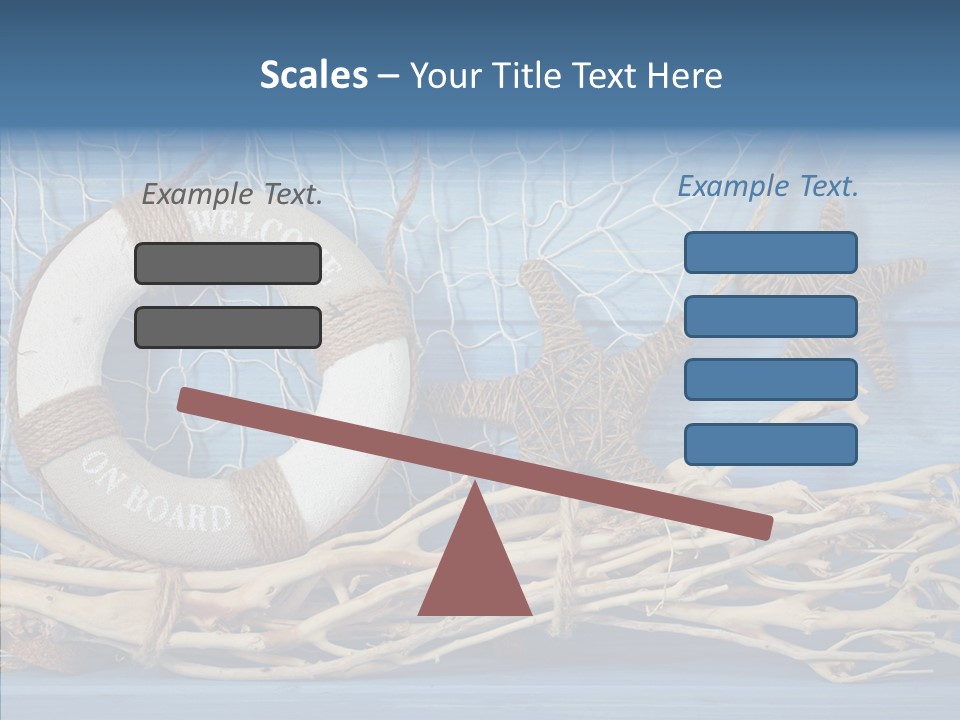 White Vessel Closeup PowerPoint Template