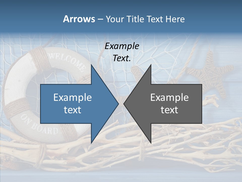 White Vessel Closeup PowerPoint Template