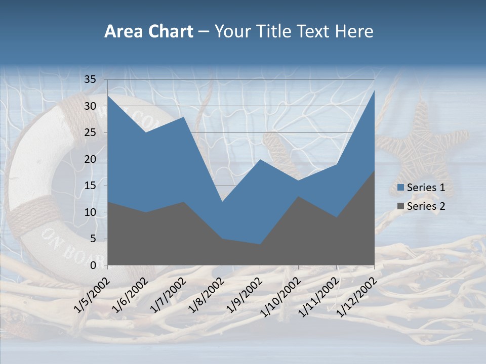 White Vessel Closeup PowerPoint Template