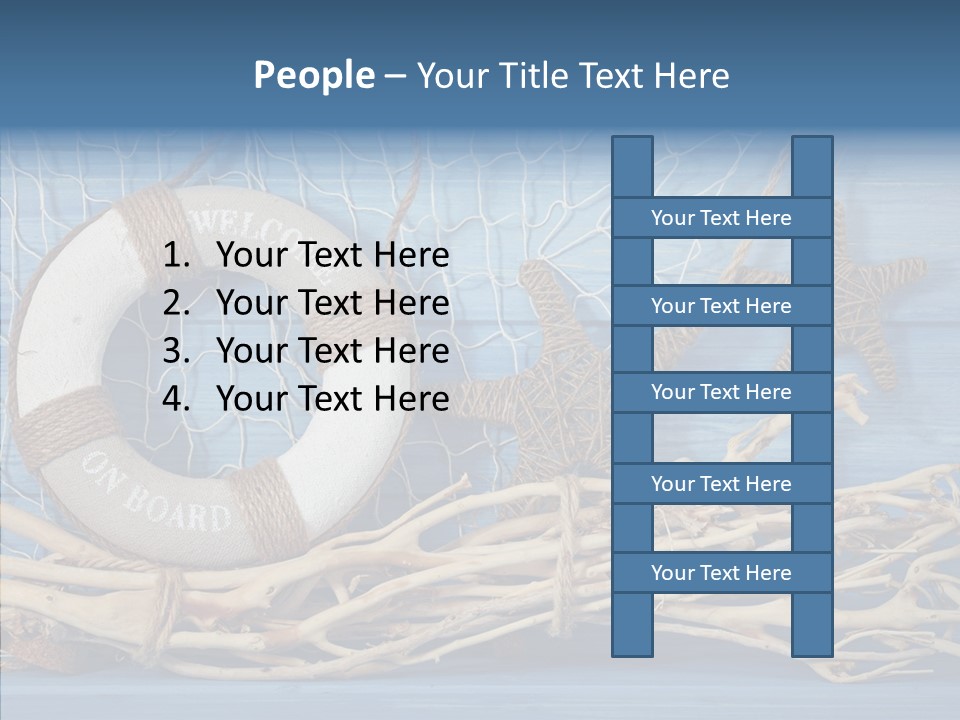 White Vessel Closeup PowerPoint Template