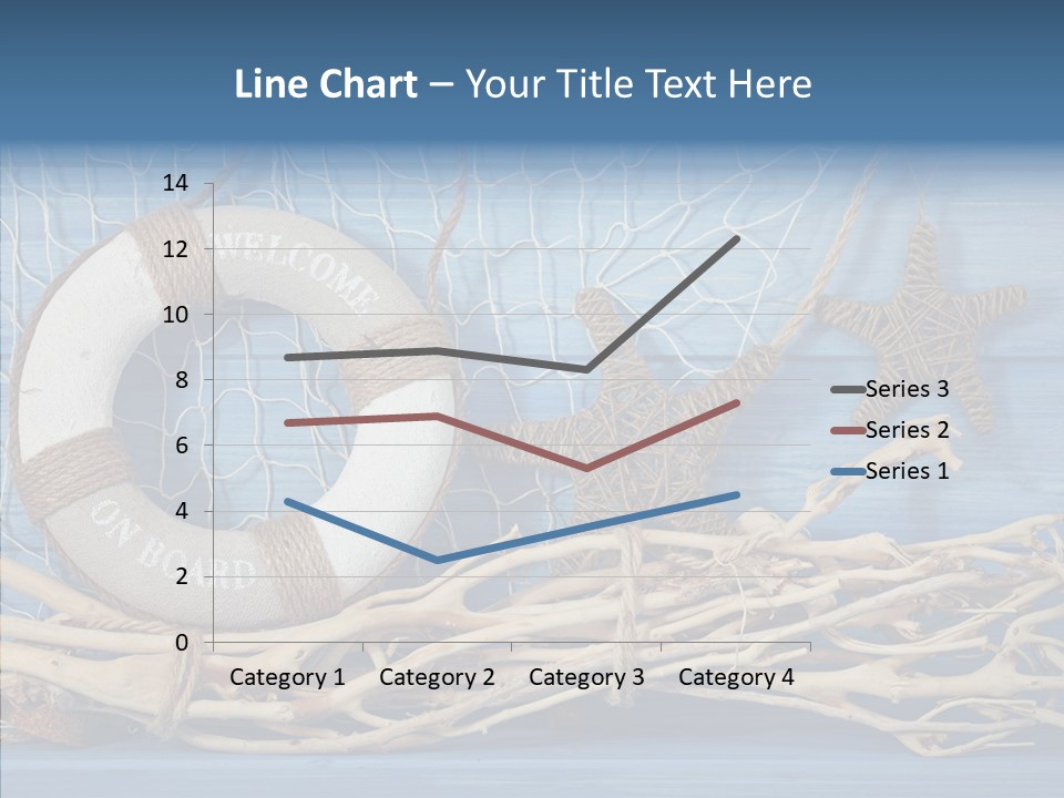 White Vessel Closeup PowerPoint Template