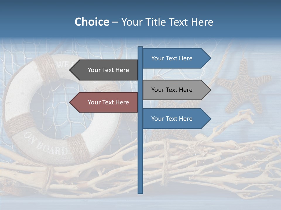 White Vessel Closeup PowerPoint Template