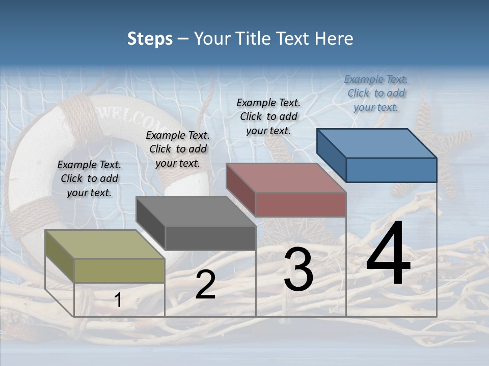 White Vessel Closeup PowerPoint Template