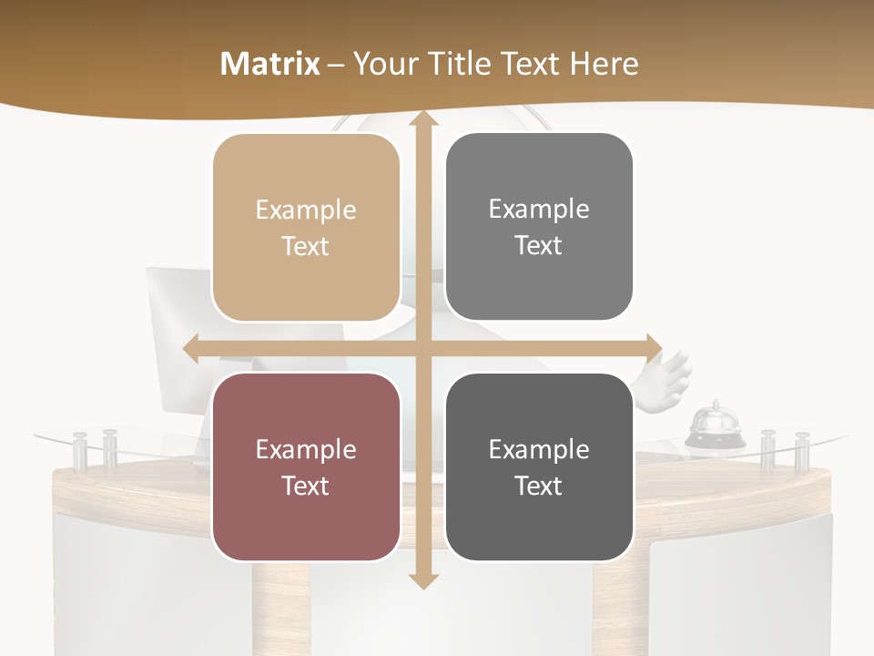 Entrance People Hotel Bell PowerPoint Template