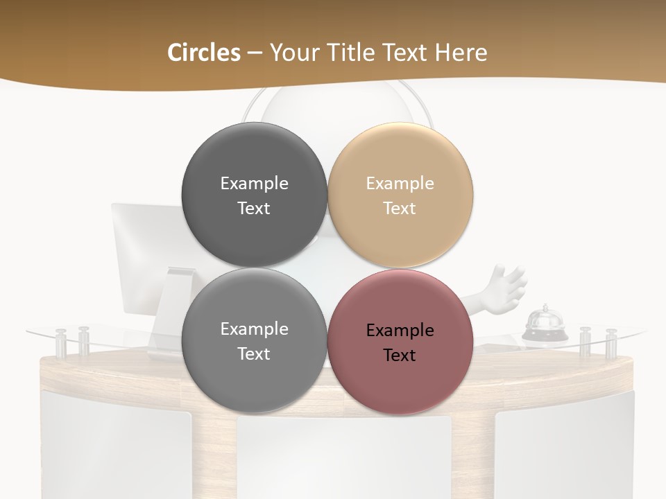 Entrance People Hotel Bell PowerPoint Template