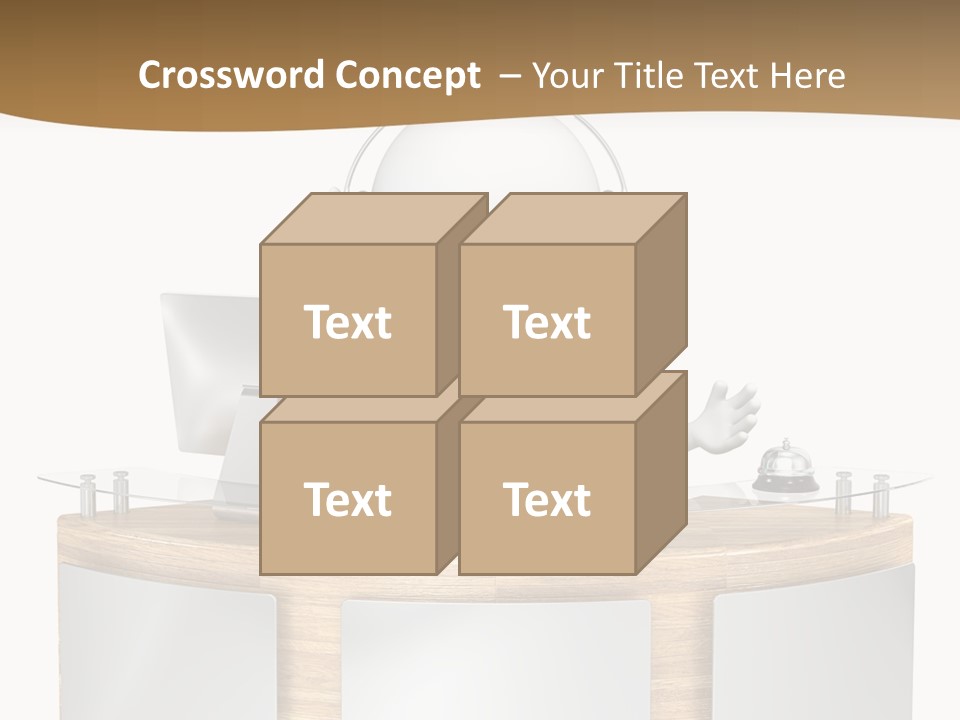 Entrance People Hotel Bell PowerPoint Template