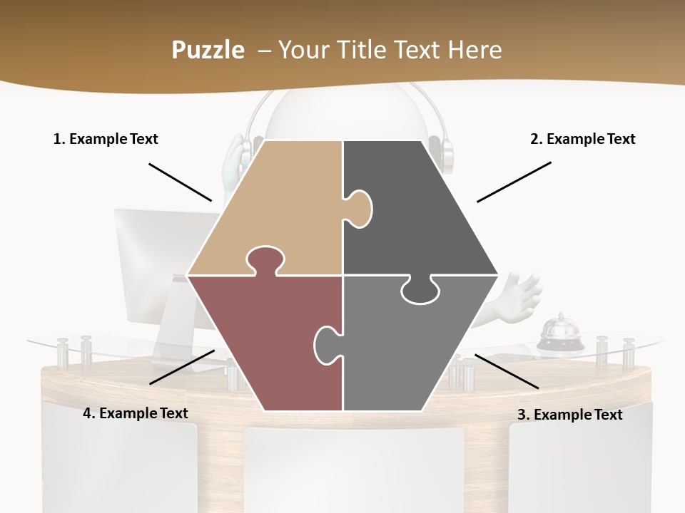 Entrance People Hotel Bell PowerPoint Template