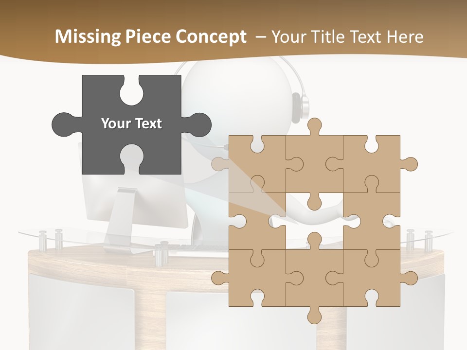 Entrance People Hotel Bell PowerPoint Template