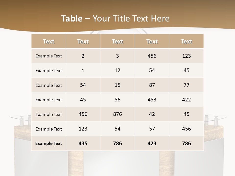 Entrance People Hotel Bell PowerPoint Template