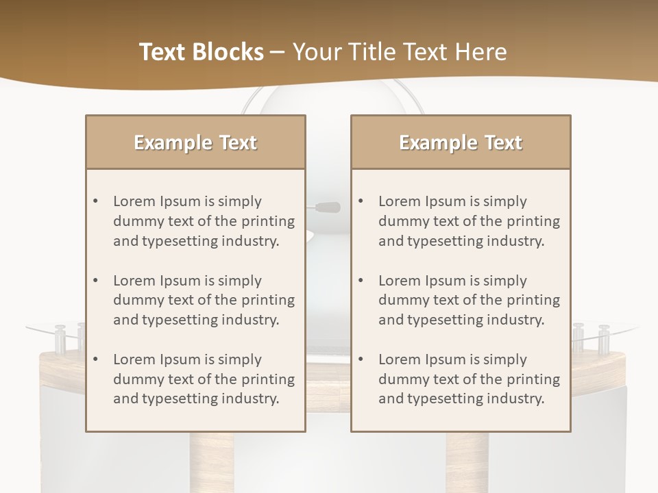 Entrance People Hotel Bell PowerPoint Template