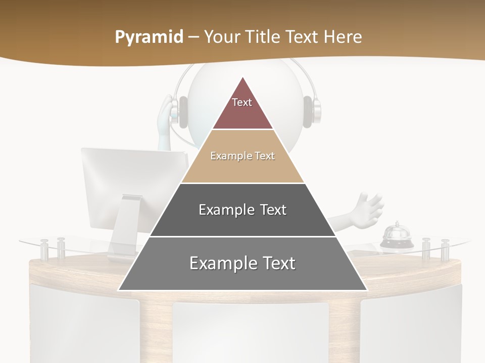 Entrance People Hotel Bell PowerPoint Template