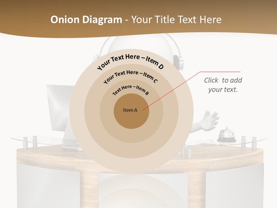 Entrance People Hotel Bell PowerPoint Template