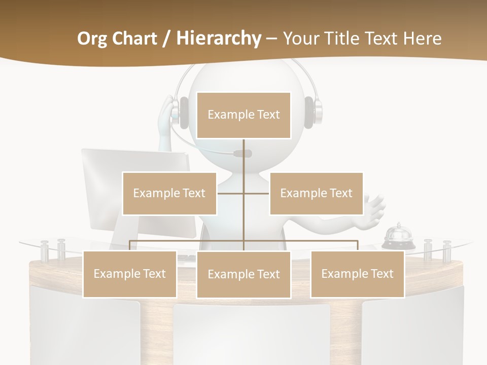 Entrance People Hotel Bell PowerPoint Template