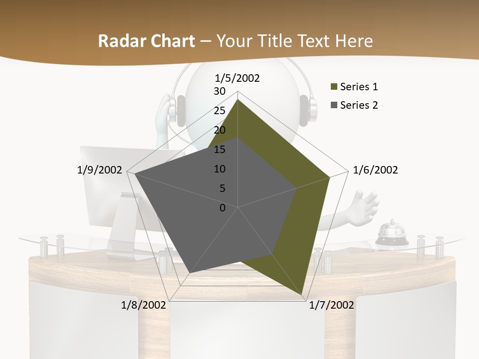 Entrance People Hotel Bell PowerPoint Template