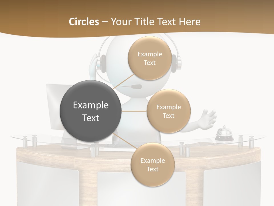 Entrance People Hotel Bell PowerPoint Template