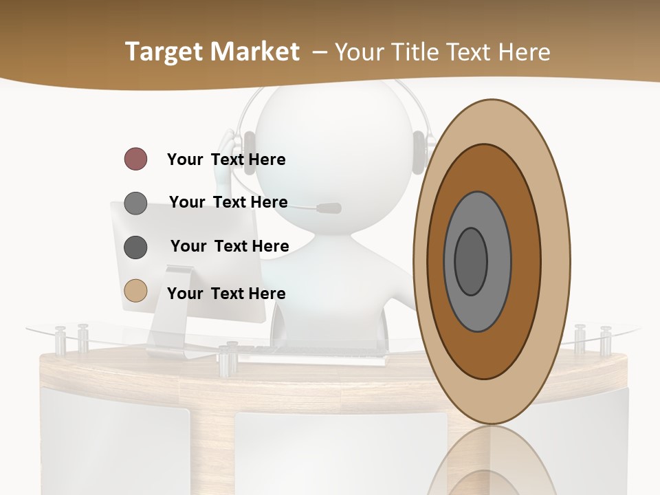 Entrance People Hotel Bell PowerPoint Template