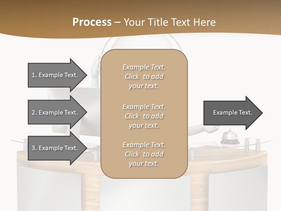 Entrance People Hotel Bell PowerPoint Template