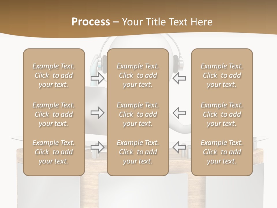 Entrance People Hotel Bell PowerPoint Template