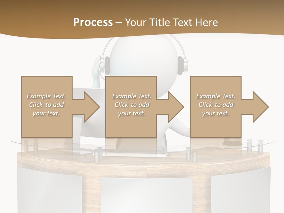 Entrance People Hotel Bell PowerPoint Template