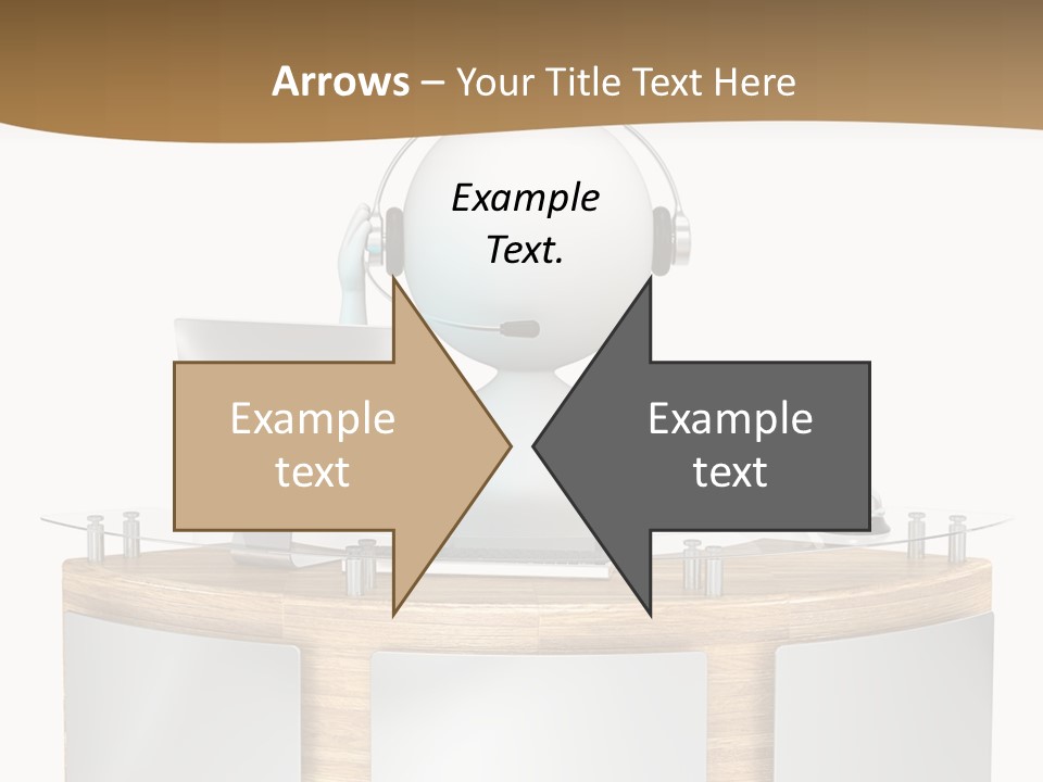 Entrance People Hotel Bell PowerPoint Template