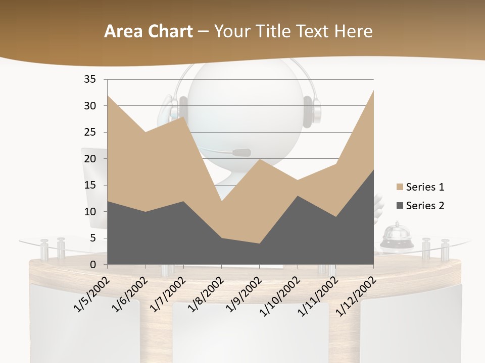 Entrance People Hotel Bell PowerPoint Template