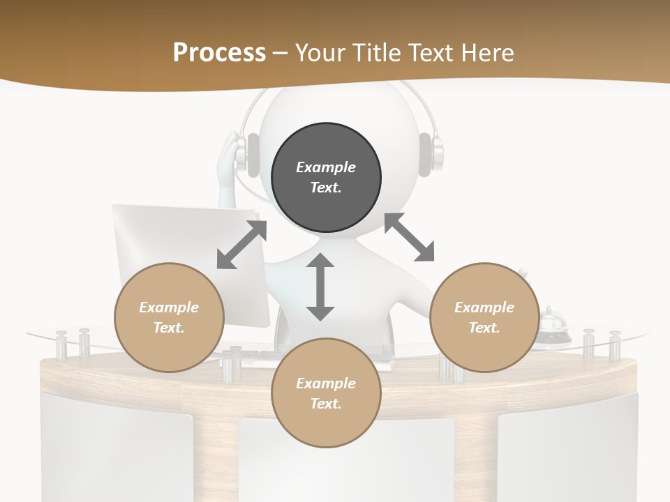 Entrance People Hotel Bell PowerPoint Template
