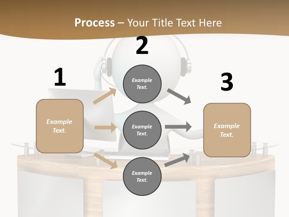 Entrance People Hotel Bell PowerPoint Template
