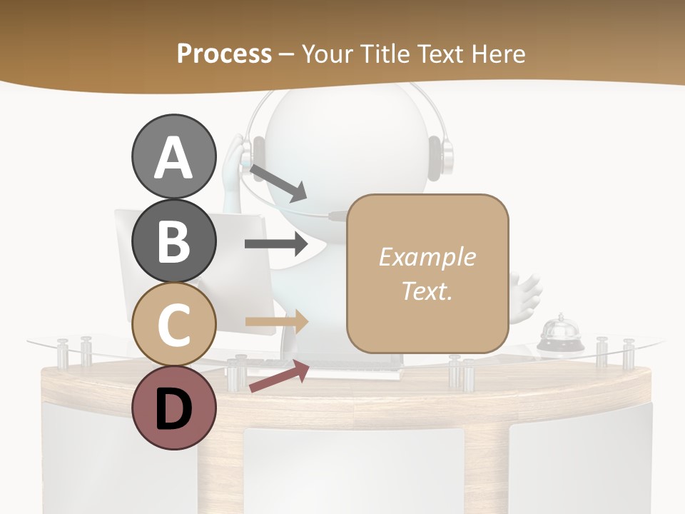 Entrance People Hotel Bell PowerPoint Template