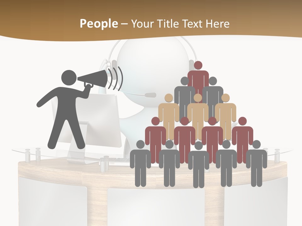 Entrance People Hotel Bell PowerPoint Template