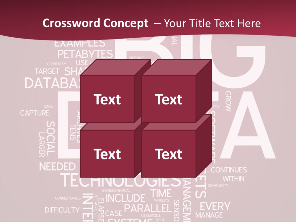 Poster Petabyte Difficulties PowerPoint Template