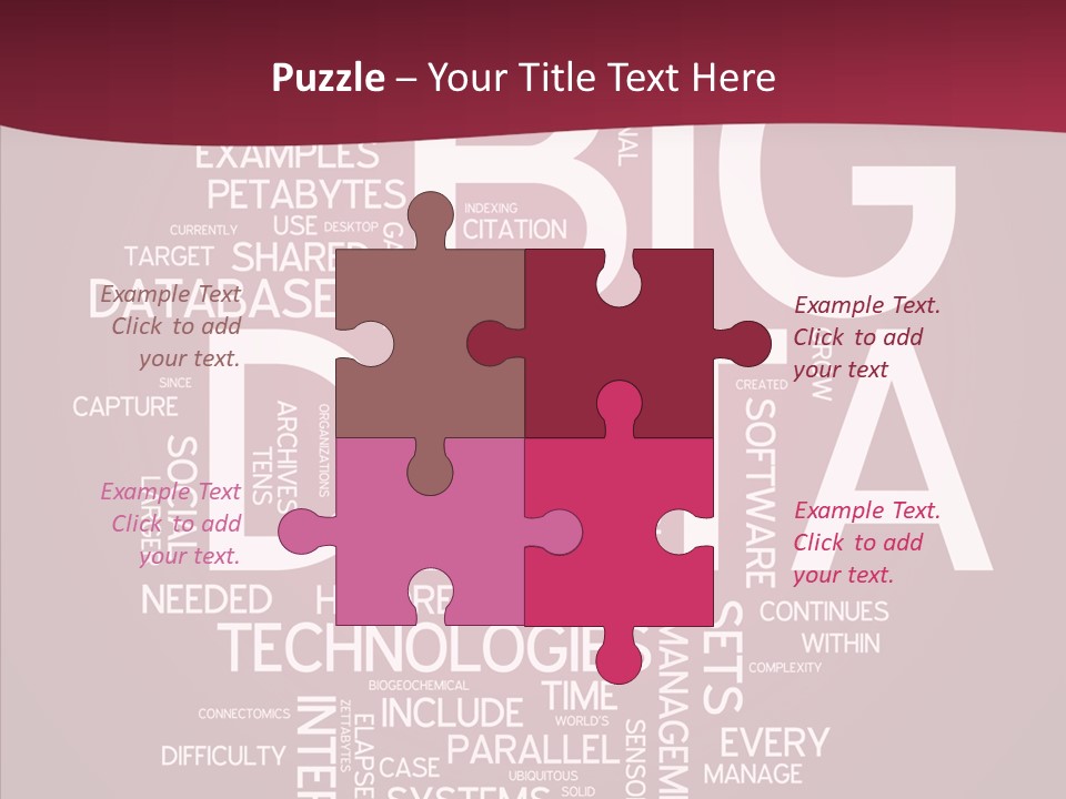 Poster Petabyte Difficulties PowerPoint Template