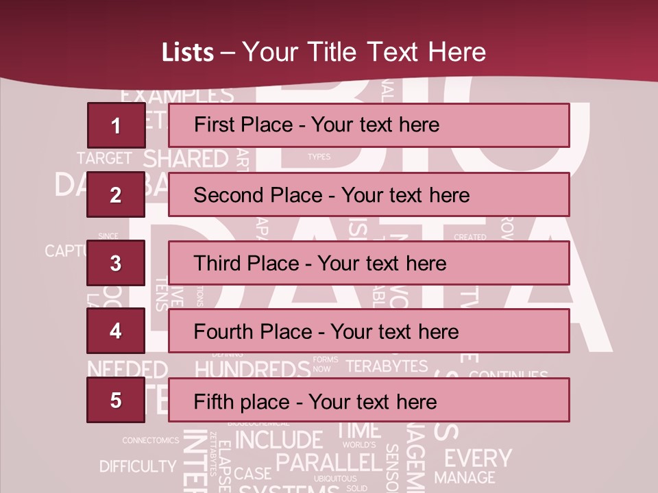 Poster Petabyte Difficulties PowerPoint Template