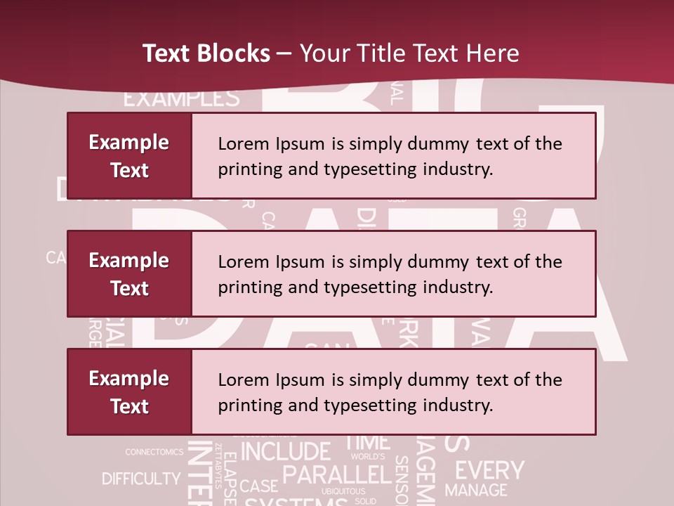 Poster Petabyte Difficulties PowerPoint Template