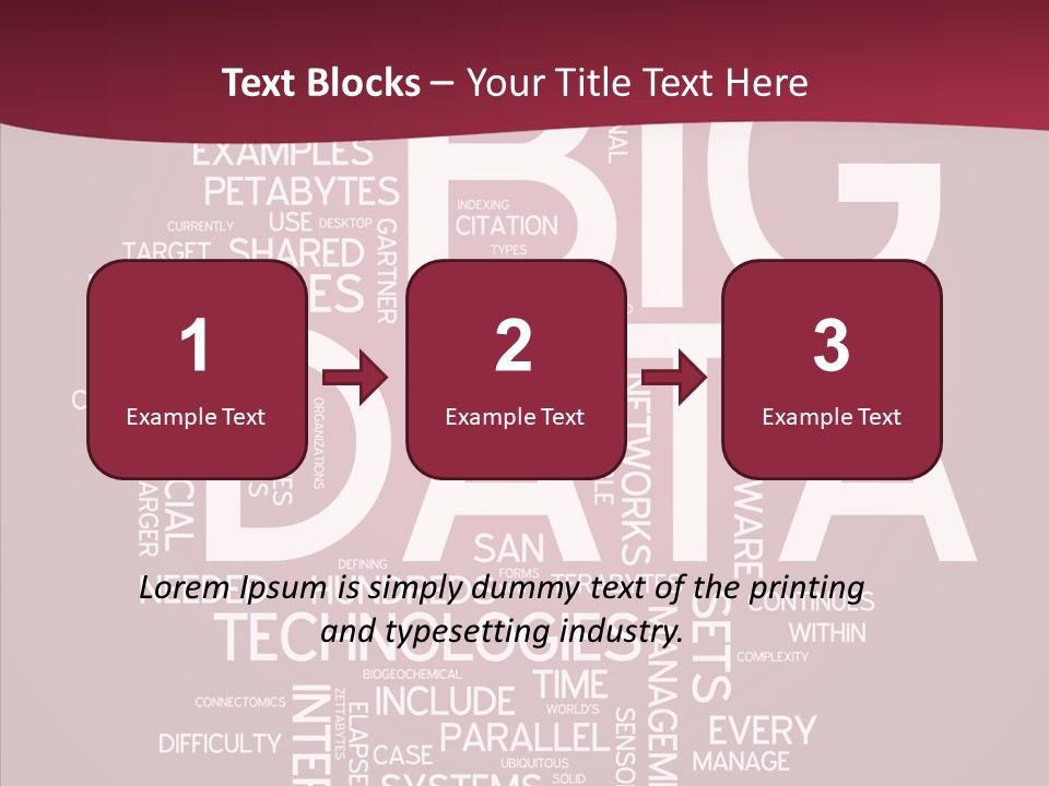 Poster Petabyte Difficulties PowerPoint Template