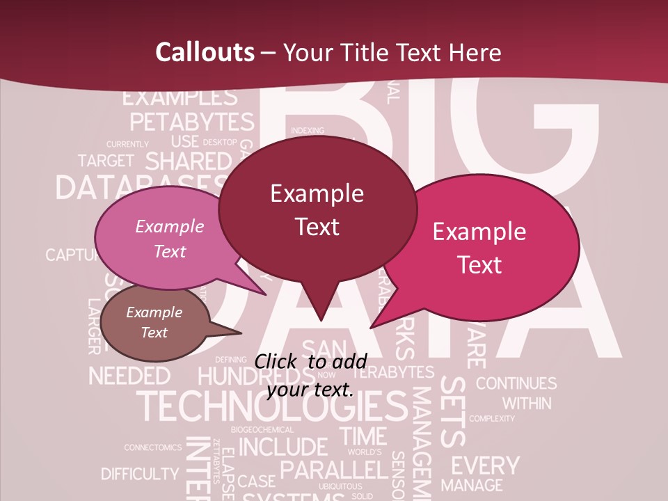 Poster Petabyte Difficulties PowerPoint Template