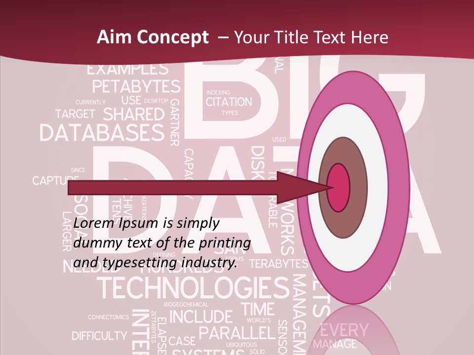 Poster Petabyte Difficulties PowerPoint Template