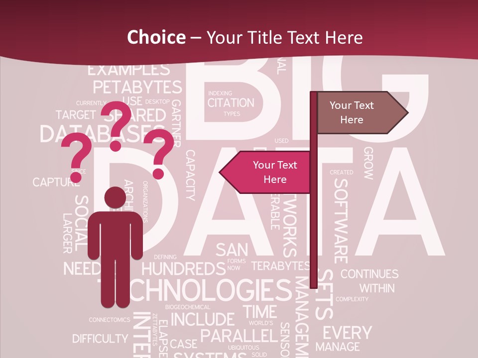 Poster Petabyte Difficulties PowerPoint Template