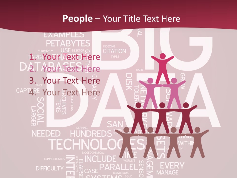 Poster Petabyte Difficulties PowerPoint Template