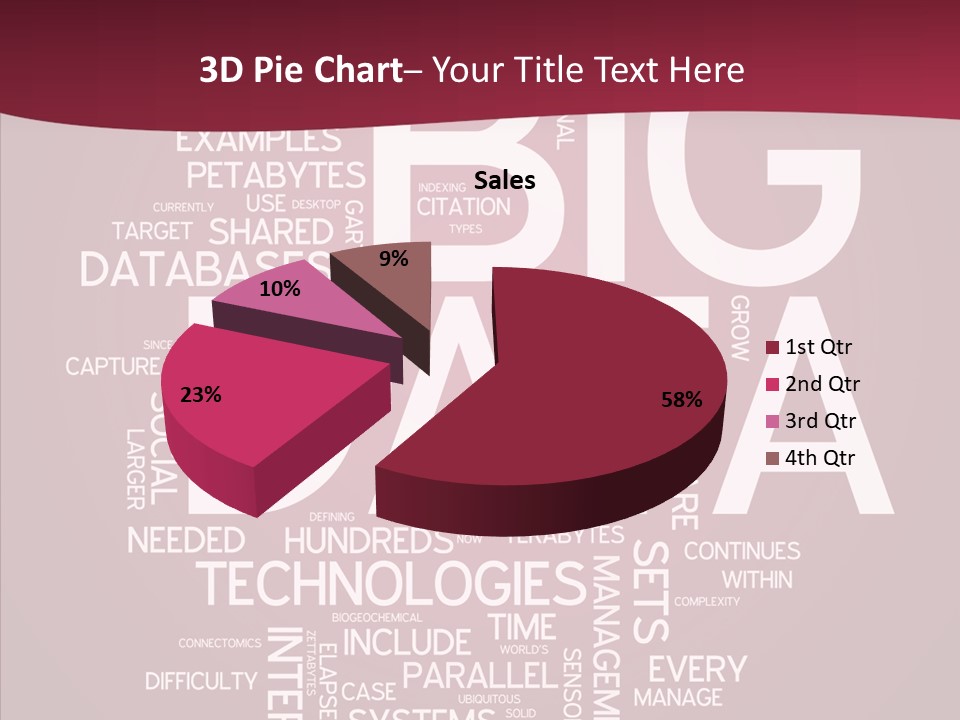 Poster Petabyte Difficulties PowerPoint Template