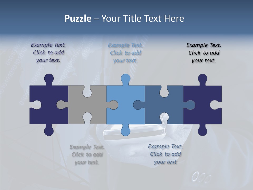 Signal Wireless Suit PowerPoint Template