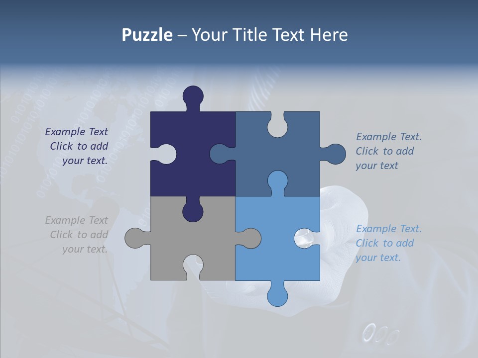 Signal Wireless Suit PowerPoint Template