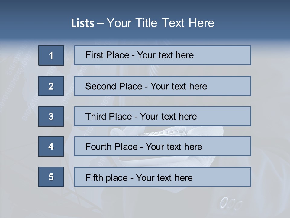 Signal Wireless Suit PowerPoint Template